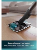 Philips 8000 Serisi Aqua Plus Dikey Süpürge, 80 Dakika Çalışma, Mop ve Kuru Özellik, Akıllı Başlık XC8053/01 - 5