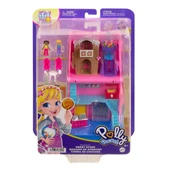 HNB03 Polly Pocket Pollyville Şeker Dükkanı Oyun Seti thumbnail 2