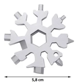 Kar Tanesi Çok Amaçlı Anahtarlık Açacak thumbnail 3