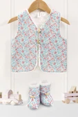 Bebek Yelek & Patik 12-18 AY Loom Mavi - 1