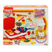 Crafy Pazar Kahvaltısı Oyun Hamuru Seti 300 g 23 Parça - 4