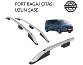 TOURNEO CUSTOM UZUN ŞASE 2025 2026 2027 PORTBAGAJ TAVAN ÇITASI GRİ thumbnail 1