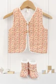 Bebek Yelek & Patik 6-12 Ay Lola Bej thumbnail 1