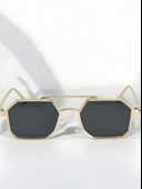 Uv400 Cam Unisex Siyah Güneş Gözlüğü BNT124 - 2