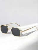 Uv400 Cam Unisex Siyah Güneş Gözlüğü BNT124 - 4