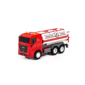 96296 CİTY-2 Sürtmeli V2 Tanker Işıklı ve Sesli Kırmızı Kabin Kutuda - Polesie - 1