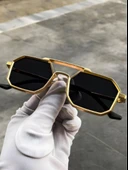 Uv400 Cam Unisex Siyah Güneş Gözlüğü BNT124 - 1