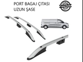 TRANSİT CUSTOM VAN UZUN ŞASE 2025 2026 2027 PORTBAGAJ TAVAN ÇITASI GRİ thumbnail 1