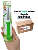 Sürbisa 61004 Sebze Bıçağı Yeşil 1 Koli (12 adet) - 1