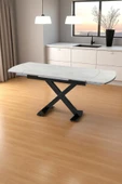 Kaktüs Avm X Ayaklı Masa Açılır Masa Mutfak Masası Salon Masası Yemek Masası Enzi Masa - 1