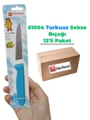 Sürbisa 61004 Sebze Bıçağı Turkuaz 1 Koli (12 adet) - 1