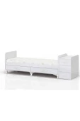 Kaktüs Avm Mdf Korkuluklu, Anne Yanı, Çekmeceli, Büyüyen, Karyola Olabilen, Sallanır Beşik 60 X 120 - 3