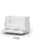 Kaktüs Avm Anne Yanı Sallanır Bebek Beşiği, Sarı Uyku Setli, Yataklı, Çekmeceli 60 x 120 - 3