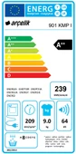 Arçelik 901 KMP I 9 KG Isı Pompalı Çamaşır Kurutma Makinesi thumbnail 6
