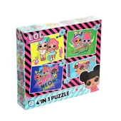 LOL7627 Laço Kids L.O.L. 4'ü1 Kutuda Puzzle / 6+12+16+25 Parça Puzzle thumbnail 2