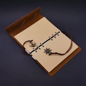 Gri Defter Ve Beyaz Kalem Kutulu Set thumbnail 3