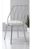 Kaktüs Avm Yıldız Pro Demir-metal 8 Adet Kaplamalı Tel Sandalye Cafe Restaurant Vs Babyface Kumaş thumbnail 2