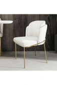 Kaktüs Avm 6'lı Gold Mutfak Sandalyesi Salon Sandalyesi Yemek Odası Sandalyesi 6 Adet Sandalye Baby Face thumbnail 3