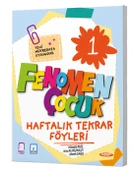 Fenomen Çocuk 2026 1. Sınıf 2. Dönem Haftalık Tekrar Föyleri Güncel Müfredat - 1
