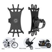 Silikon Esnek Bisiklet Telefon Tutucu thumbnail 2