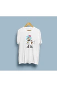 Oversize Sandy Cheeks / Sponge Bob tasarımlı unisex T-shirt thumbnail 3