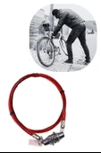 Şifreli Pratik ve Sağlam Bisiklet Kilidi thumbnail 2