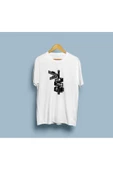 Oversize West Side tabelaları tasarımlı unisex T-shirt thumbnail 1