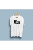 Oversize Rock yazılı / tasarımlı unisex T-shirt thumbnail 4