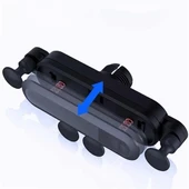 4 Nokta Destekli Araç İçi Cep Telefonu Sabitleyici Tutucu Aparat thumbnail 3