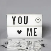 Sinematik Lightbox Dekorasyon Aydınlatma Aksesuarları (A5 Boyut) thumbnail 4