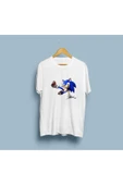 Oversize Sonic / Sonic Dash tasarımlı / baskılı unisex T-shirt thumbnail 4