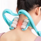 Çok Fonksiyonlu Manuel Altı Tekerlekli Boyun Masaj Aleti thumbnail 3