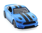 Die Cast Çek Bırak Metal Mavi Spor Araba thumbnail 2