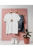 Oversize Kano ve Küren Mini Dalgıç tasarım unisex T-shirt thumbnail 5