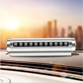 Alüminyum Kasa Gri Renk Çevirmeli Araç Içi Telefon Numaratörü Park Oto Numaratörü thumbnail 5