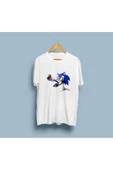 Oversize Sonic / Sonic Dash tasarımlı / baskılı unisex T-shirt thumbnail 1