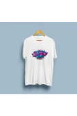 Oversize Ka-Pow tasarımlı unisex T-shirt thumbnail 1