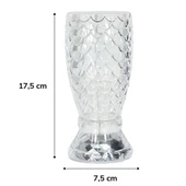 Balık Süzgeç Model USB Şarjlı Kumandalı 16Farklı Işık Modlu Masa Üstü Kristal Akrilik Led thumbnail 5