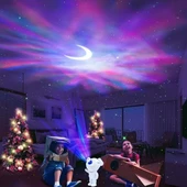 Stickerlı ,Kumandalı ASTRONOT Model Gece Lambası thumbnail 5