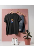Oversize Kitaplar ve Para Mini Dalgıç tasarım unisex T-shirt - 7