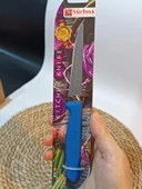 Sürbisa 61004 Sebze Bıçağı Koyu Mavi Lz 1 Koli (12 adet Tırtıklı ) - 2