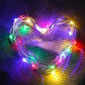 Pilli Dekoratif Peri Led Işık 3 Metre (RGB) Gaming Aydınlatma thumbnail 6