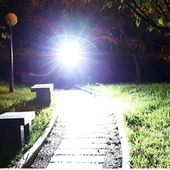 Solar Enerjili USB ile Şarj Edilebilir Ledli Bisiklet Feneri Kornalı ve Su Geçirmez Far thumbnail 5