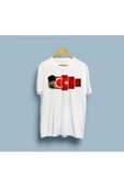 Oversize Mustafa Kemal Atatürk ve Türk bayrağı tasarım unisex T-shirt thumbnail 2