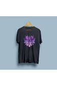 Oversize Lavender Town / İskelet Şehri Tasarım unisex T-shirt thumbnail 8