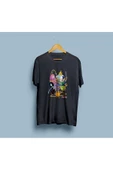 Oversize Adventure Time Karakterleri Baskılı Tasarım Unisex T-shirt thumbnail 2