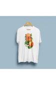 Oversize Balkabağı Tasarım Unisex T-shirt thumbnail 2