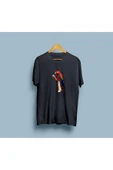 Oversize Papağan Tasarım unisex T-shirt thumbnail 8