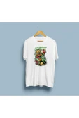Oversize Green Cacatus coscoot tasarımlı unisex T-shirt thumbnail 4
