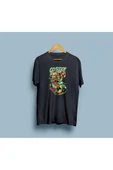 Oversize Green Cacatus coscoot tasarımlı unisex T-shirt thumbnail 8